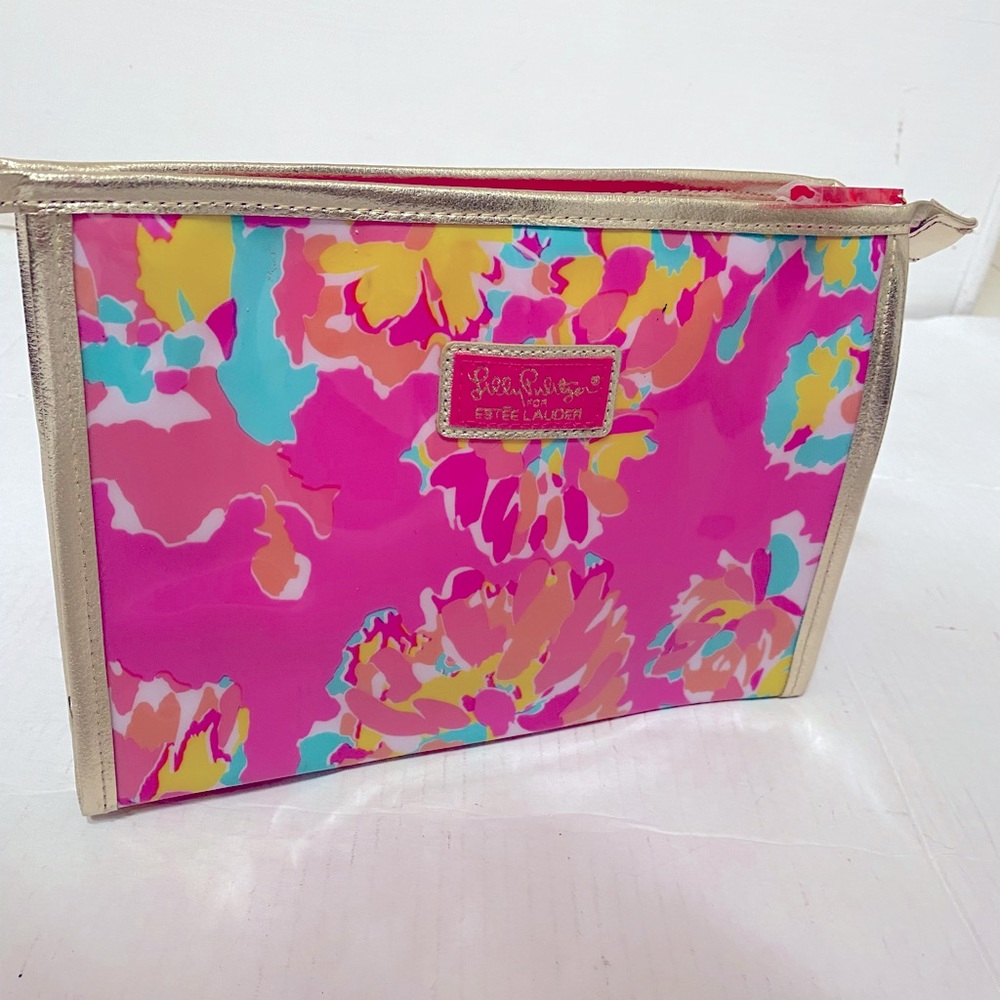 Lilly Pulitzer Make up or Travel Case for Estee Lauderdale - Picture 5 of 6